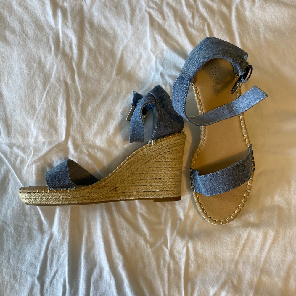 Nautica Wedge Sandals
